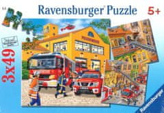 Ravensburger Puzzle Gasilci 3x49 kosov