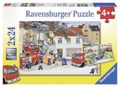 Ravensburger Puzzle Z gasilci 2x24 kosov