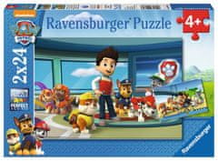 Ravensburger Puzzle Paw Patrol: Smrkci 2x24 kosov