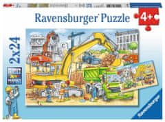 Ravensburger Sestavljanka Delo na konstrukciji 2x24 kosov
