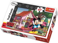 Trefl Puzzle Mickey in Minnie na vrtu 60 kosov