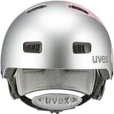 Uvex Kid 3 čelada, Silver/Rose, srebrna/roza, 51 - 55