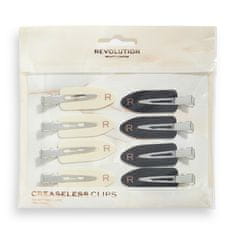 Makeup Revolution Sponke za lase Creaseless Clips 8 kos