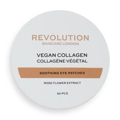 Revolution Skincare Rose Gold veganski Collagen (Soothing Eye Patches) 60 kos