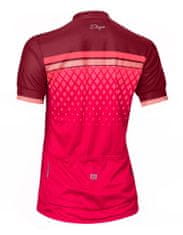 Etape ženska majica Diamond, kolesarska, bordo/roza, L