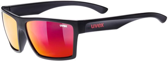 Uvex LGL 29 sončna očala, mat črno-rdeča
