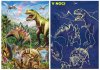 Dino Svetleča sestavljanka Svet dinozavrov XL 100 kosov