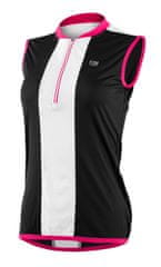Etape ženska kolesarska majica Pretty, črna/roza, XL
