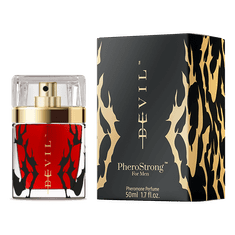 Phero Strong Devil moški parfum z močnimi in hipnotičnimi feromoni poveča željo, pritegne pogled original 50ml