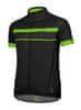 moška kolesarska majica Dream 2.0, črna/zelena, L