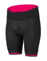 Etape ženske kolesarske hlače Sara, črne/roza, L