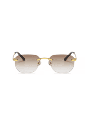 VeyRey sončna očala Ovalni Bert rjava steklo