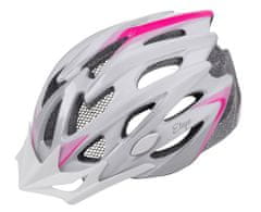 Etape Ženska kolesarska čelada Venus, bela/roza, L/XL