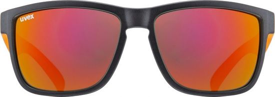 Uvex LGL 39 očala, Mat sivo-oranžna/Mirror Red