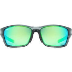Uvex SportStyle 232 P očala, Mat Smoke/Mirror Green