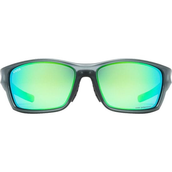 Uvex SportStyle 232 P očala, Mat Smoke/Mirror Green