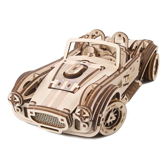 UGEARS 3D lesena mehanska sestavljanka Drifting Cobra Racer