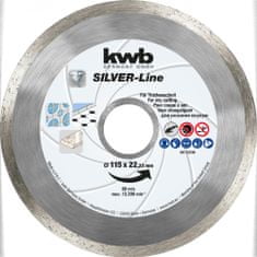 KWB 3-delni set diamantnih rezalnih plošč, 115 mm (49797080)