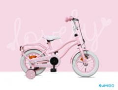 Amigo Lovely 14 inčno dekliško kolo, roza