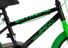 Amigo Extreme Junior 16 inčno kolo, zeleno črno