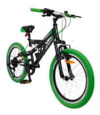 Amigo Fun Ride Junior 20 inčno kolo, črno zeleno