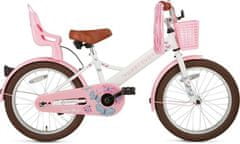Supersuper Little Miss 18 inčno dekliško kolo, belo roza