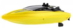 Teddies RC motorni čoln za v vodo, plastični, 22 cm, rumen