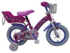 Volare Minnie 12 inčno 23 cm dekliško kolo, roza vijolično