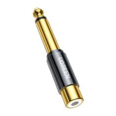 Ugreen AV169 adapter 6.35mm jack / RCA M/F, zlato