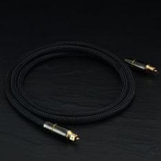 MG Fiber Toslink avdio optični kabel SPDIF 3m, črna
