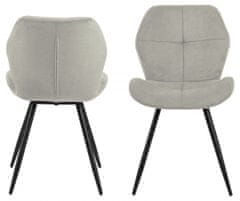 Design Scandinavia Jedilni stol Petri (SET 2 kosa), svetlo siva