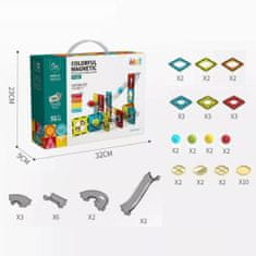 LocoShark Magneti za otroke (Steza za frnikule) - Osnovna - 52 kosov