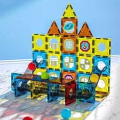 LocoShark Magneti za otroke (Steza za frnikule) - Velika - 122 kosov