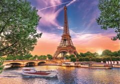 Trefl Sestavljanka s sorterjem 2v1 Eifflov stolp, Pariz 1000 kosov