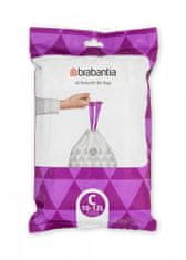 Brabantia PerfectFit vrečke, 10-12 l (C), 40/1, bele