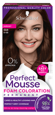 Schwarzkopf Perfect Mousse barva za lase, 668 lešnik