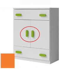 KONDELA Pohištveni ročaj Svend Tip 42 - oranžen