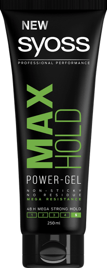 Syoss gel za lase, Max Hold, 250 ml