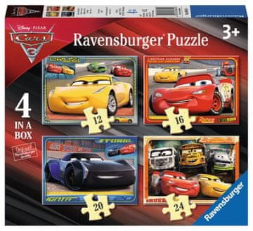 Ravensburger Puzzle Cars 4 v 1 (12,16,20,24 kosov)