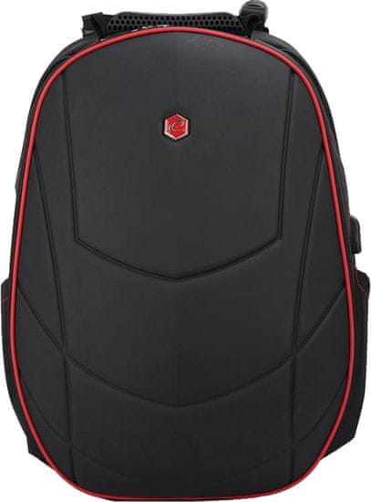 BESTLIFE gamerski nahrbtnik za prenosni računalnik Assailant BL-BB-3331R,17″/43,18 cm, črn/rdeč