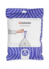 Brabantia PerfectFit vrečke, 15-20 l (D), 40/1, bele