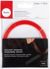 Rayher.	 Obojestranski lepilni trak, extra strong, 3mm, prosojen 10m