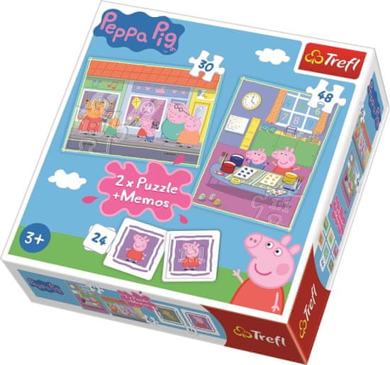 Trefl Puzzle Peppa Pig 30+48 kosov + pexe