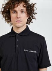 Karl Lagerfeld Moška Polo majica Črna M