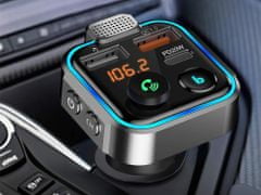 Blow 74-166 FM oddajnik, Bluetooth 5.0, Quick Charge 3.0 in PD20W, Super Bass, prostoročno telefoniranje (FM-BL-TRANSMITER-74-166)
