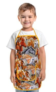 Otroški predpasnik - 47 x 60 cm, za otroke, stare od 5 do 8 let - Horse