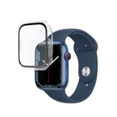 FIXED Pure+ zaščitni ovitek s kaljenim steklom za Apple Watch, 41 mm, prozoren (FIXPUW-817)