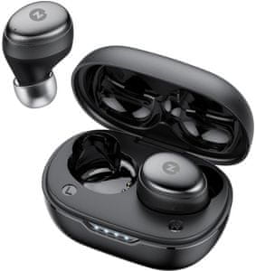 slušalke za ušesa Tehnologija Bluetooth intezze PIKO 3 odpornost na vodo in znoj ipx4 polnilna škatlica miniaturne velikosti upravljanje na dotik energični zvok funkcija prostoročnega dostopa