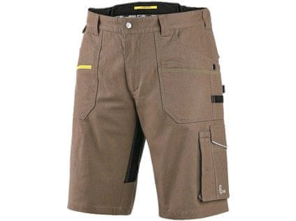 Delovne kratke hlače CXS STRETCH, moške, bež-črne