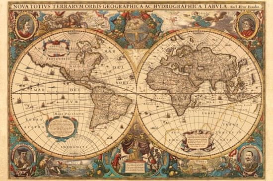 Ravensburger Puzzle Zgodovinski zemljevid 1630, 5000 kosov